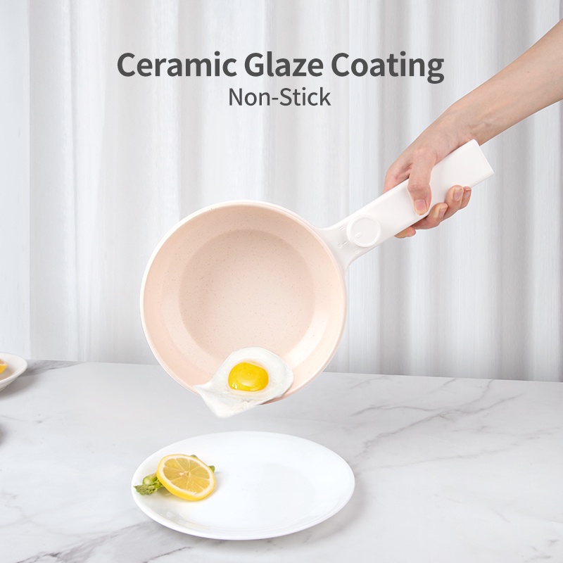 Electric Multi Cooker With Steamer Non Stick Ceramic Coating (Simplus 1.5L 630W) - Image 2