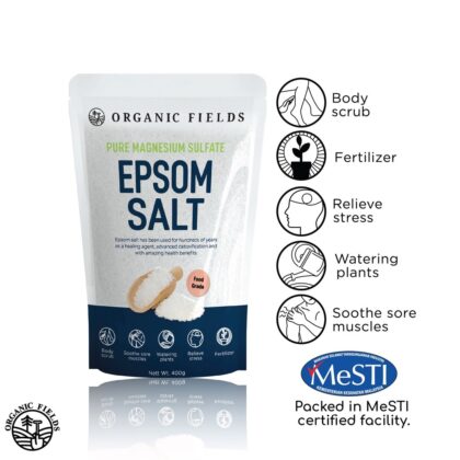 Epsom Salt (400g) (Organic Fields)