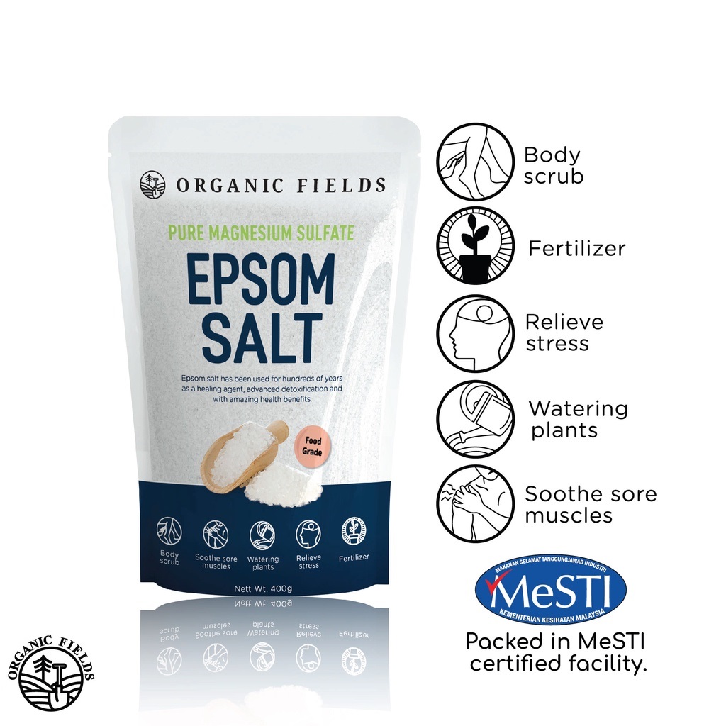 Epsom Salt (400g) (Organic Fields)