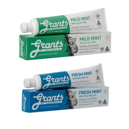 Fluoride free SLS free toothpaste (Grants of Australia) 110g