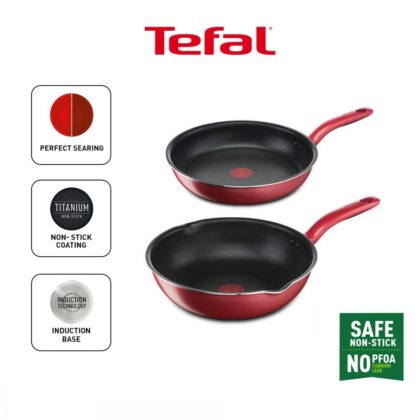 Frypan 24cm + Deep frypan 28cm set (Tefal Non-stick)