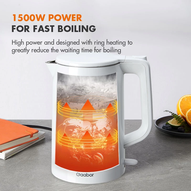 Gaabor Electric Hot Water Kettle ( 1500W / 2L) - Image 2