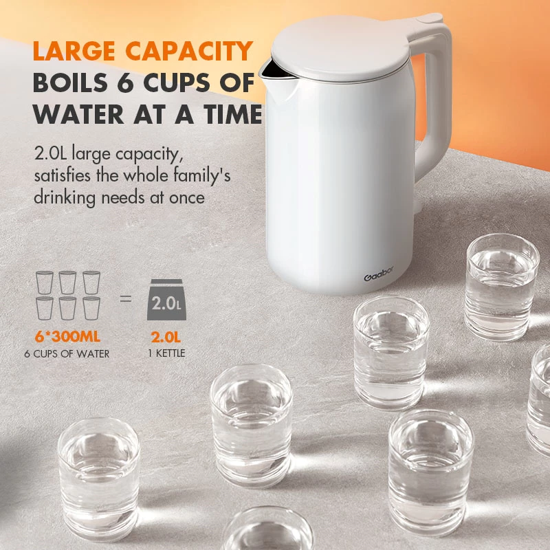 Gaabor Electric Hot Water Kettle ( 1500W / 2L) - Image 3