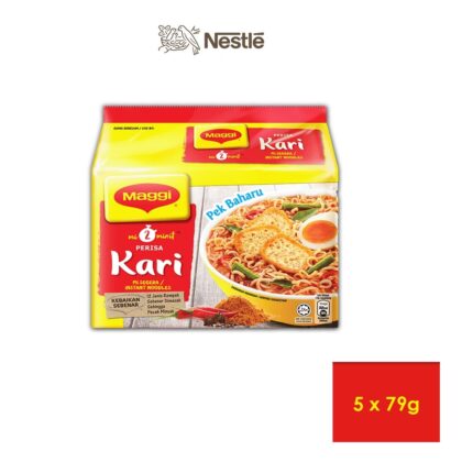 Maggi 2 Minute Curry (5 x 79g)
