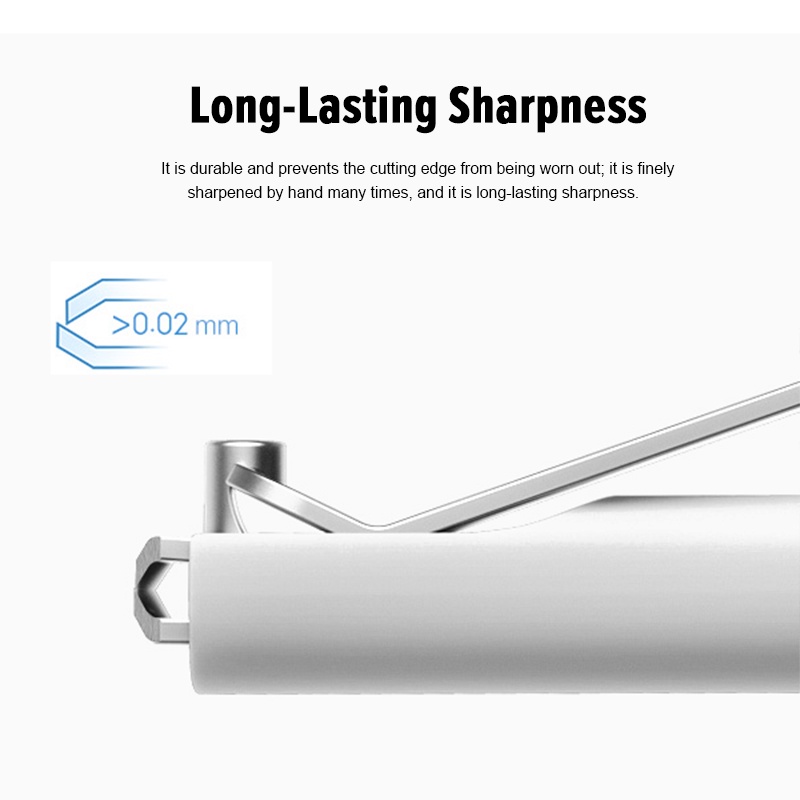 Nail clipper stainless steel with anti-splash white ABS cover case (Xiaomi Mijia) - Image 2